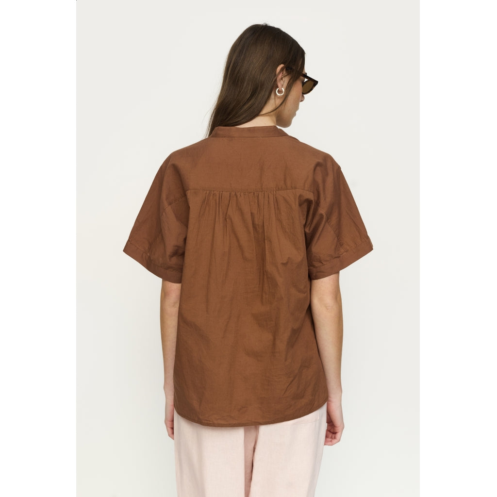 Soft Rebels Gallia Bluse Bison Brun