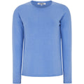 Soft Rebels Marla O Neck Strik Roll Edge Hydrangea Blå