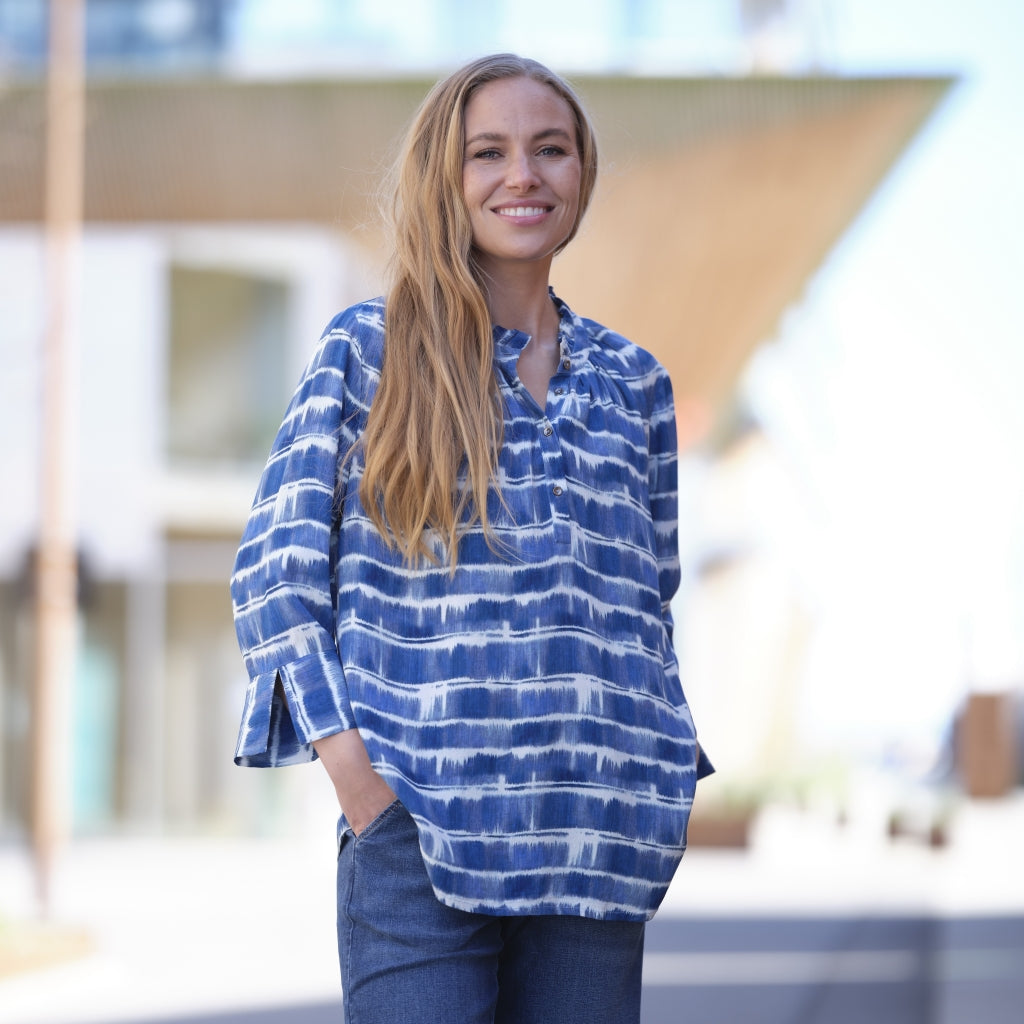 PREPAIR Agnes Bluse 3/4 Blå