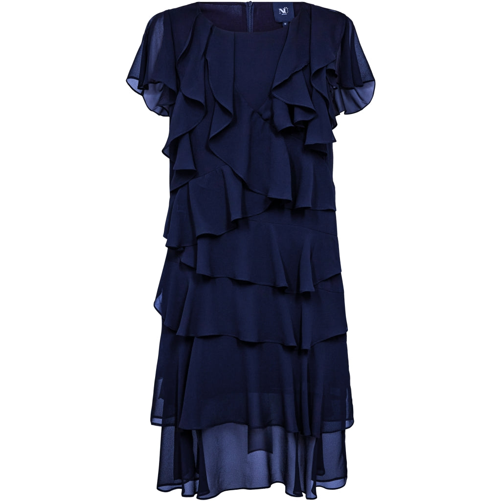 Nü Denmark Dot Kjole Navy Blå