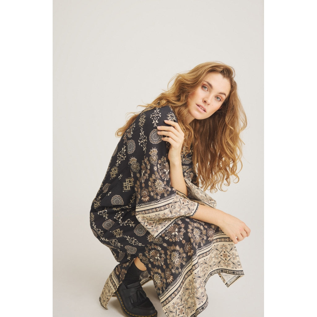 One Two Salinan Kjole Sort