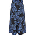Soft Rebels Hanni Midi Nederdel Blomster Frill Sort