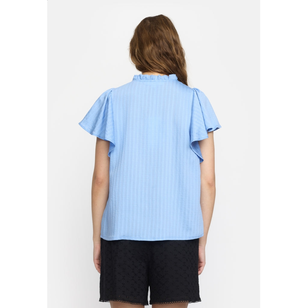 Soft Rebels Chloe Bluse Flæser Vista Blå