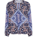 CostaMani King Blouse, Blue Tone