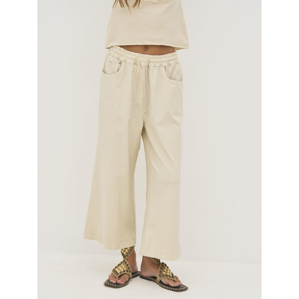 Nü Denmark Ziga Culotte Bukser Bone Creme