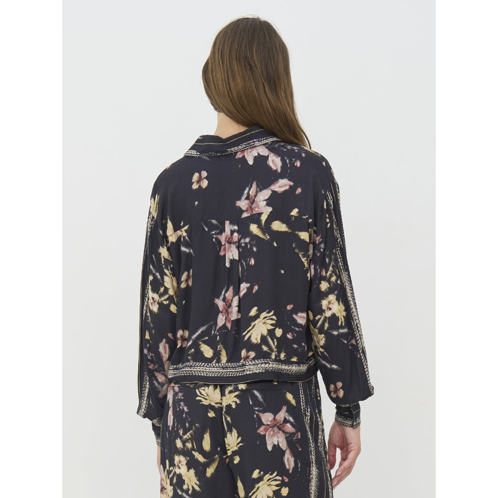 Nü Denmark Cara Skjorte Blomster Sort