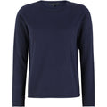 Soft Rebels Marla O-Neck Knit Roll Edge Total Eclipse Mørkeblå