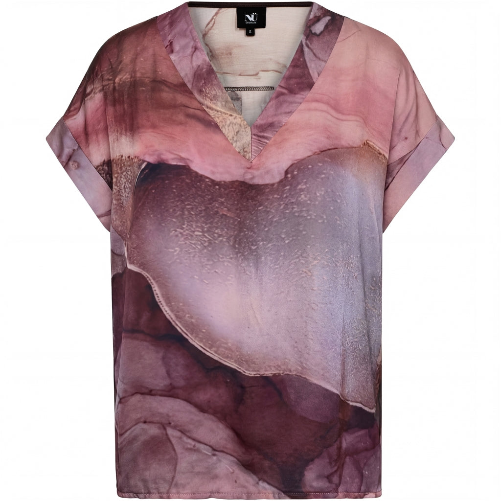 Nü Denmark Cilje Bluse Print Lilla