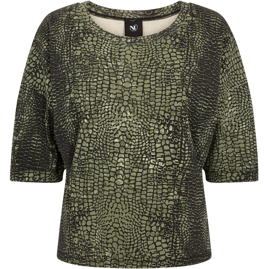Nü Denmark Enola T-shirt Army Croco