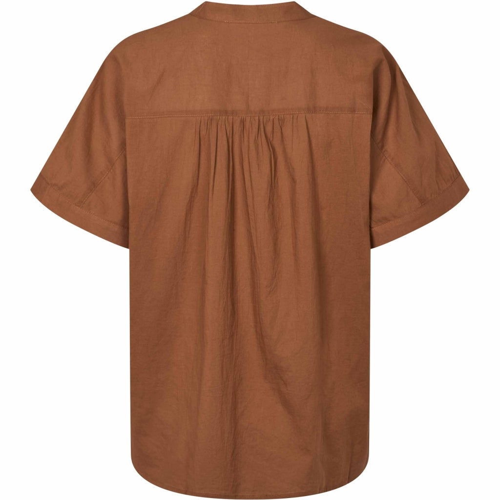 Soft Rebels Gallia Bluse Bison Brun