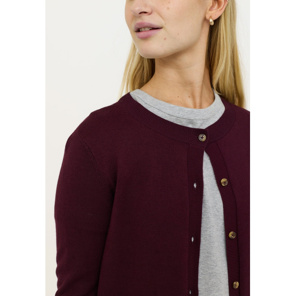 Soft Rebels Marla Strik Cardigan Vinyard Wine Rød