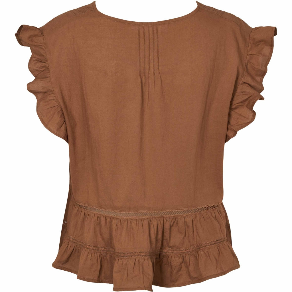 Soft Rebels Gallia Top Bison Brun