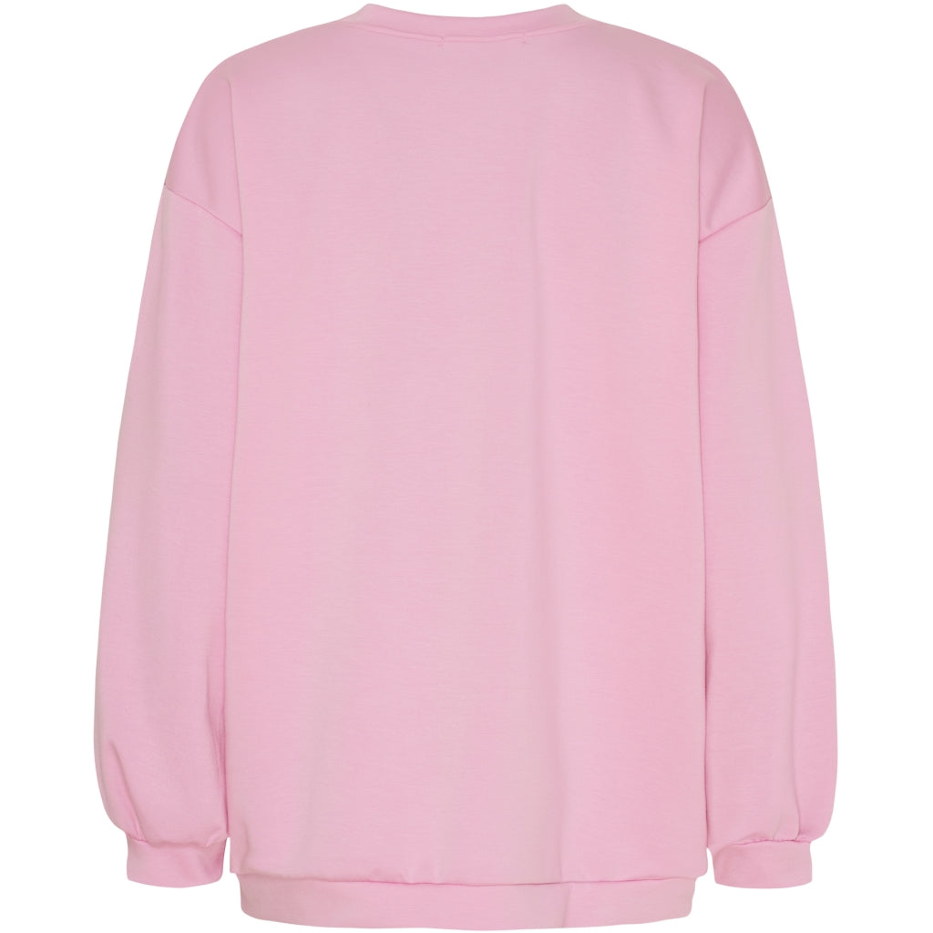 Marta Du Chateau Hibiscus Sweatshirt Pink