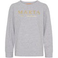 Marta Du Chateau Annemette Sweatshirt Grå Melange