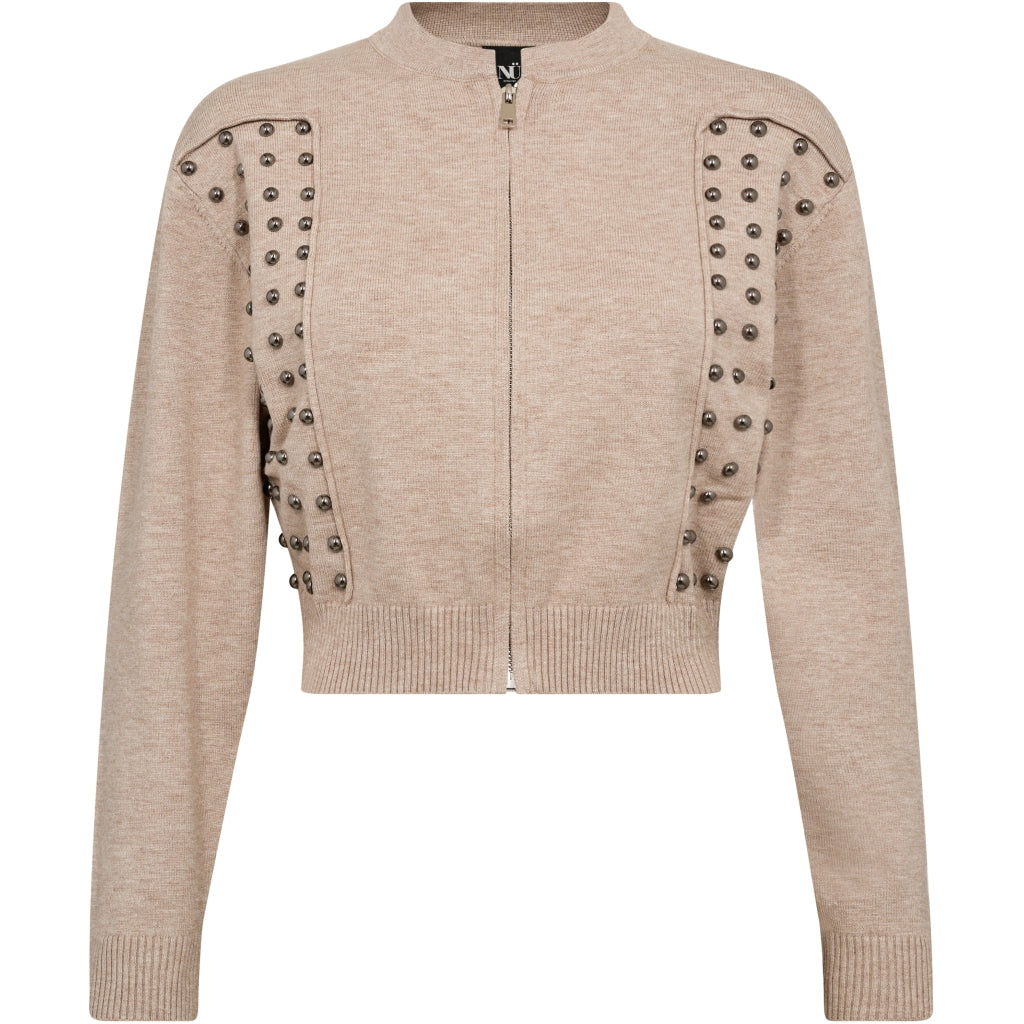 Nü Denmark Charlie Cardigan Strik Seasand Mix