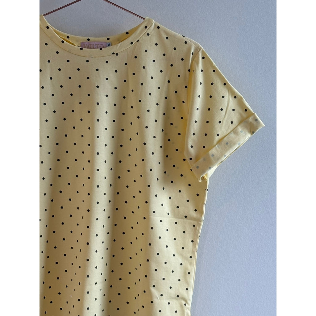 WILTO T-shirt Dots Gul