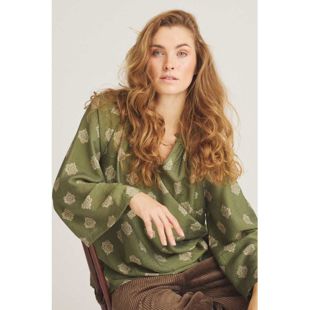 One Two Salinas Bluse Loden Grøn