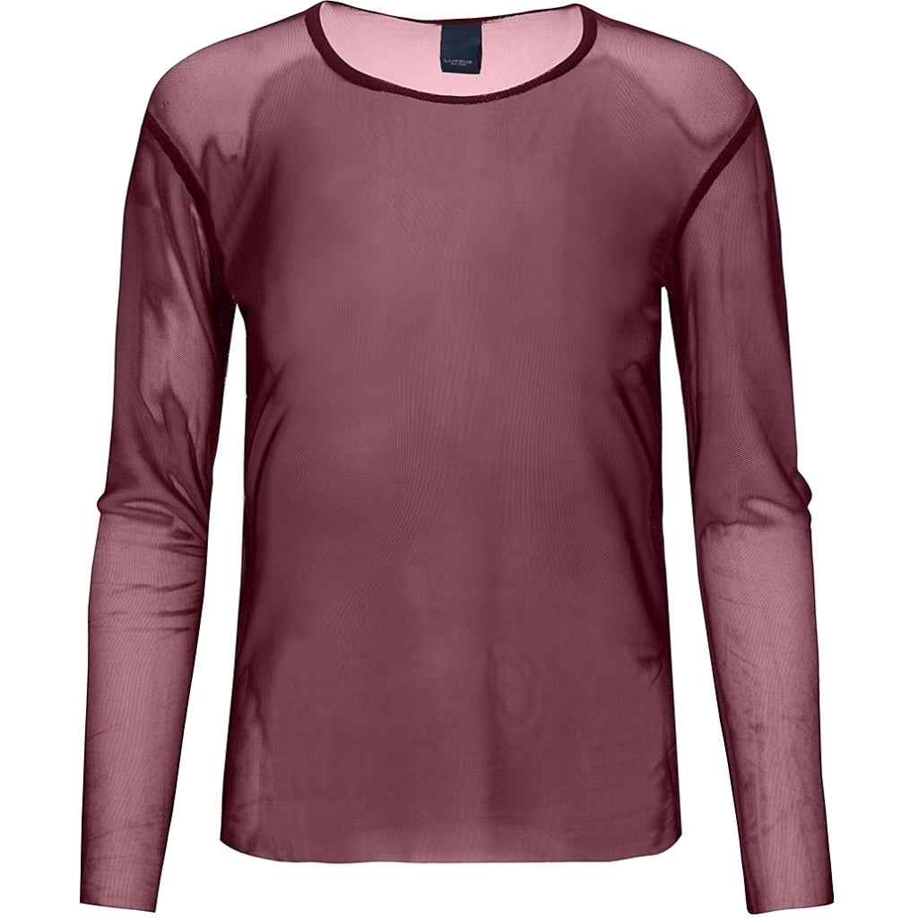 One Two Sigborg Mesh T Shirt Bourgundy