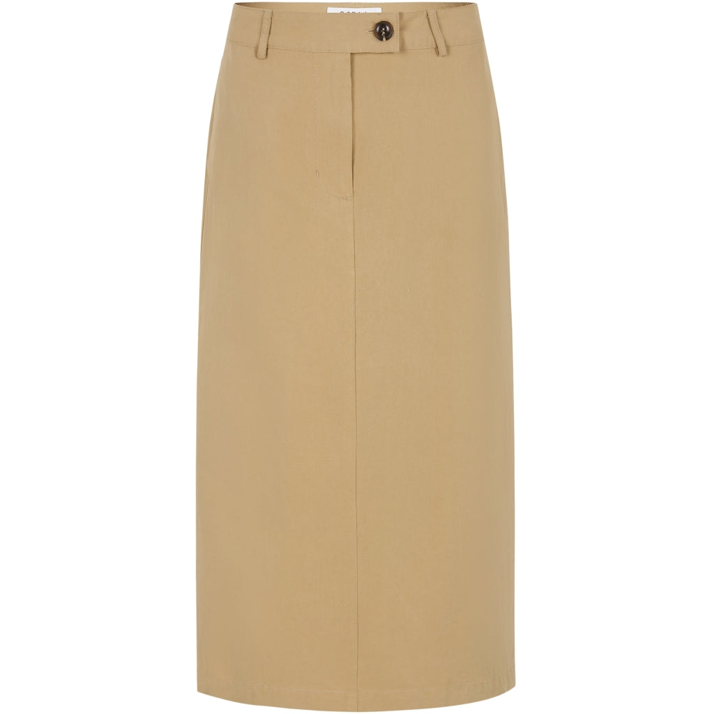 Soft Rebels Vesny Midi Nederdel Travertine Sand