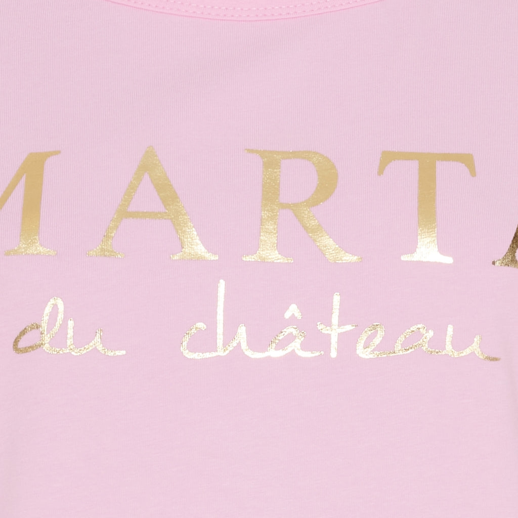 Marta Du Chateau Jeanette T-shirt Baby Pink