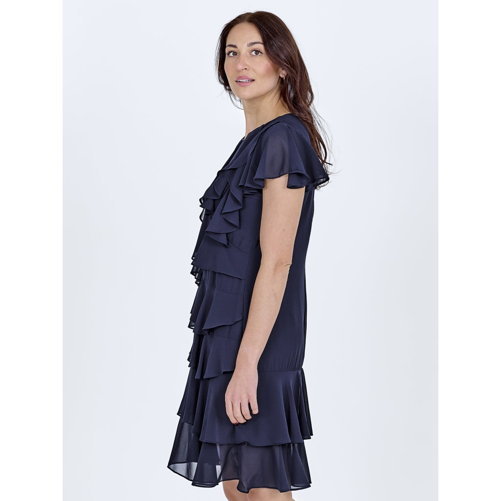 Nü Denmark Dot Kjole Navy Blå