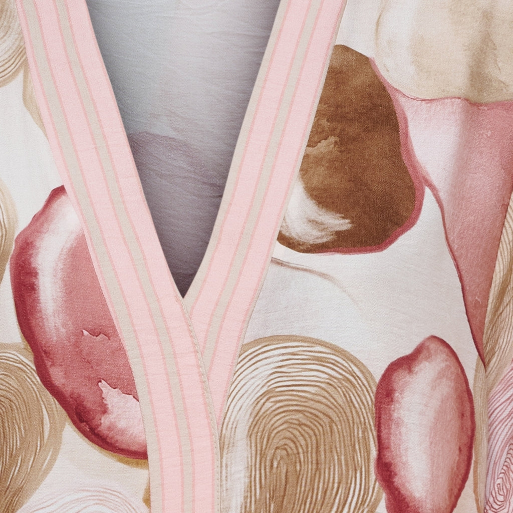 Marta Du Chateau Stefania Kjole Beige Rosa