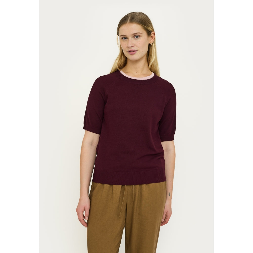 Soft Rebels Marla Strik O-Neck Vinyard Wine Rød