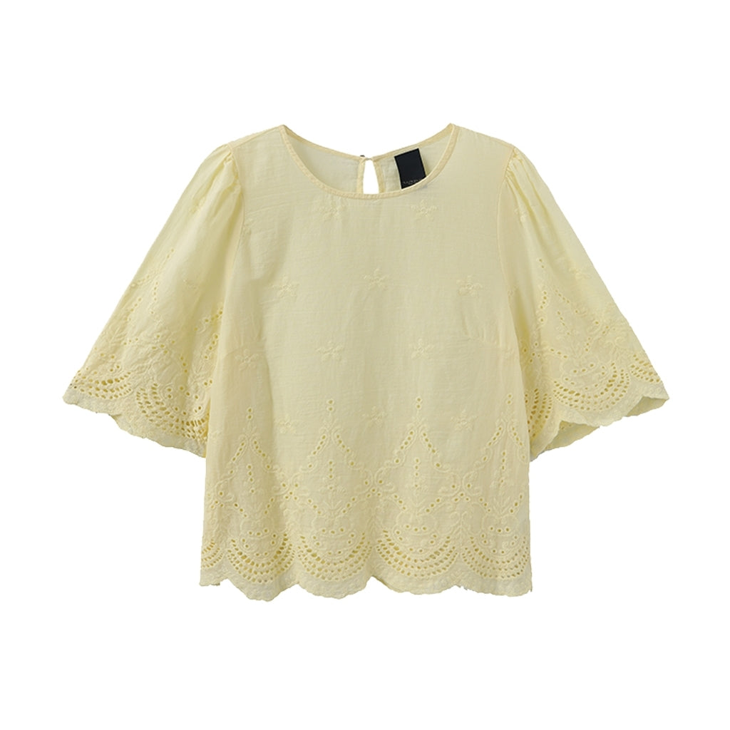 One Two Virginia Bluse Lys Gul