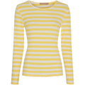 Marta Du Chateau Begonia T-shirt Langærmet Stribet Giallo Gul
