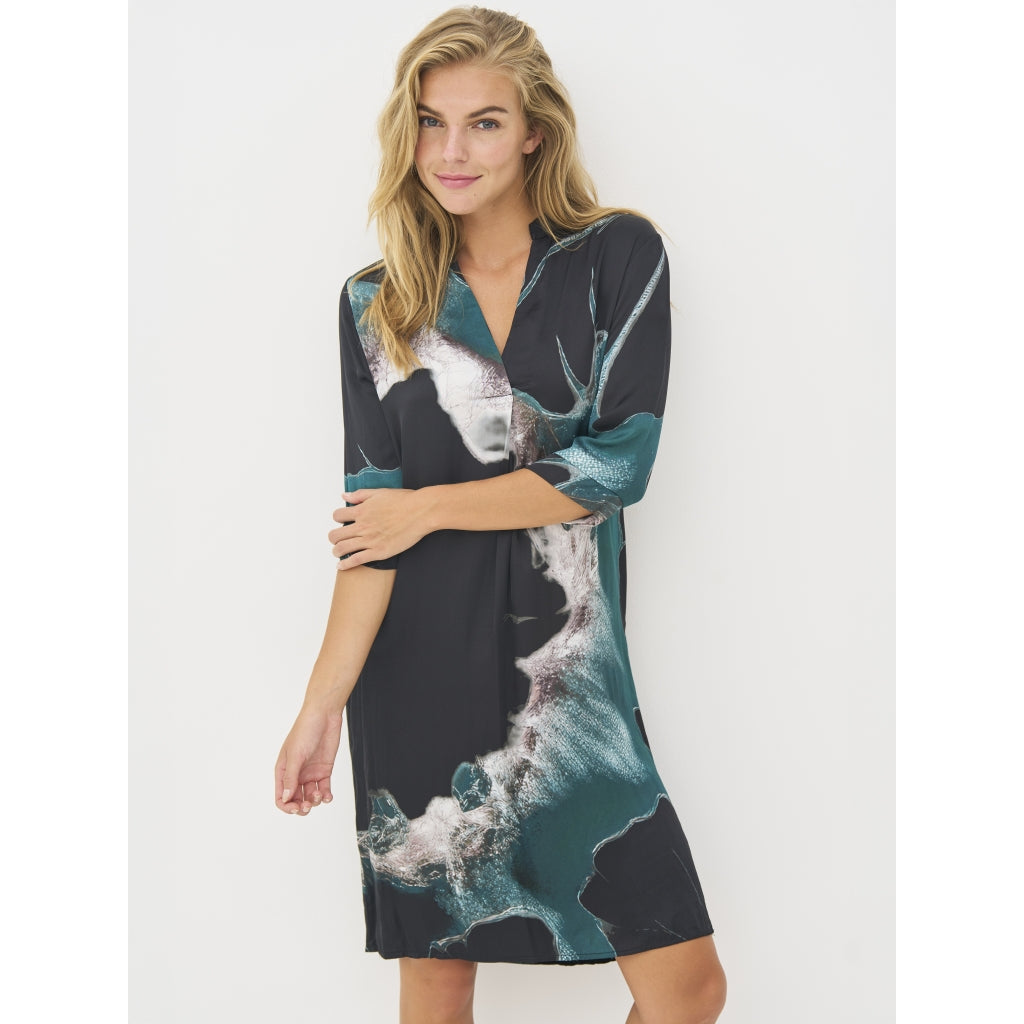 Nü Denmark Babeth Tunika Petrol Grøn