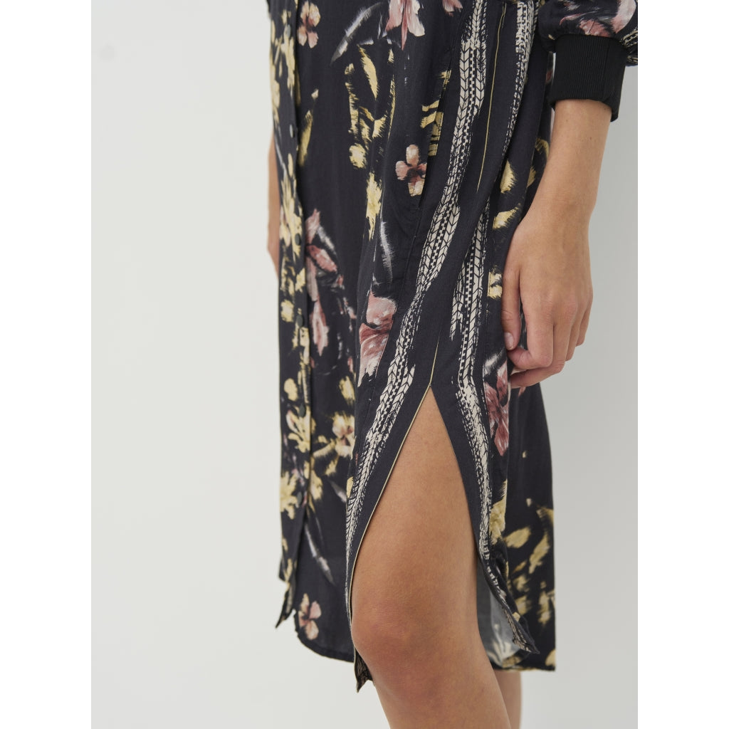 Nü Denmark Cara Kjole Blomster Sort