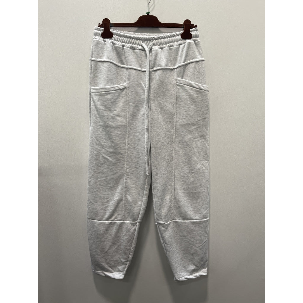 Marta Du Chateau Rayna Sweatbuks Lys Grå Melange