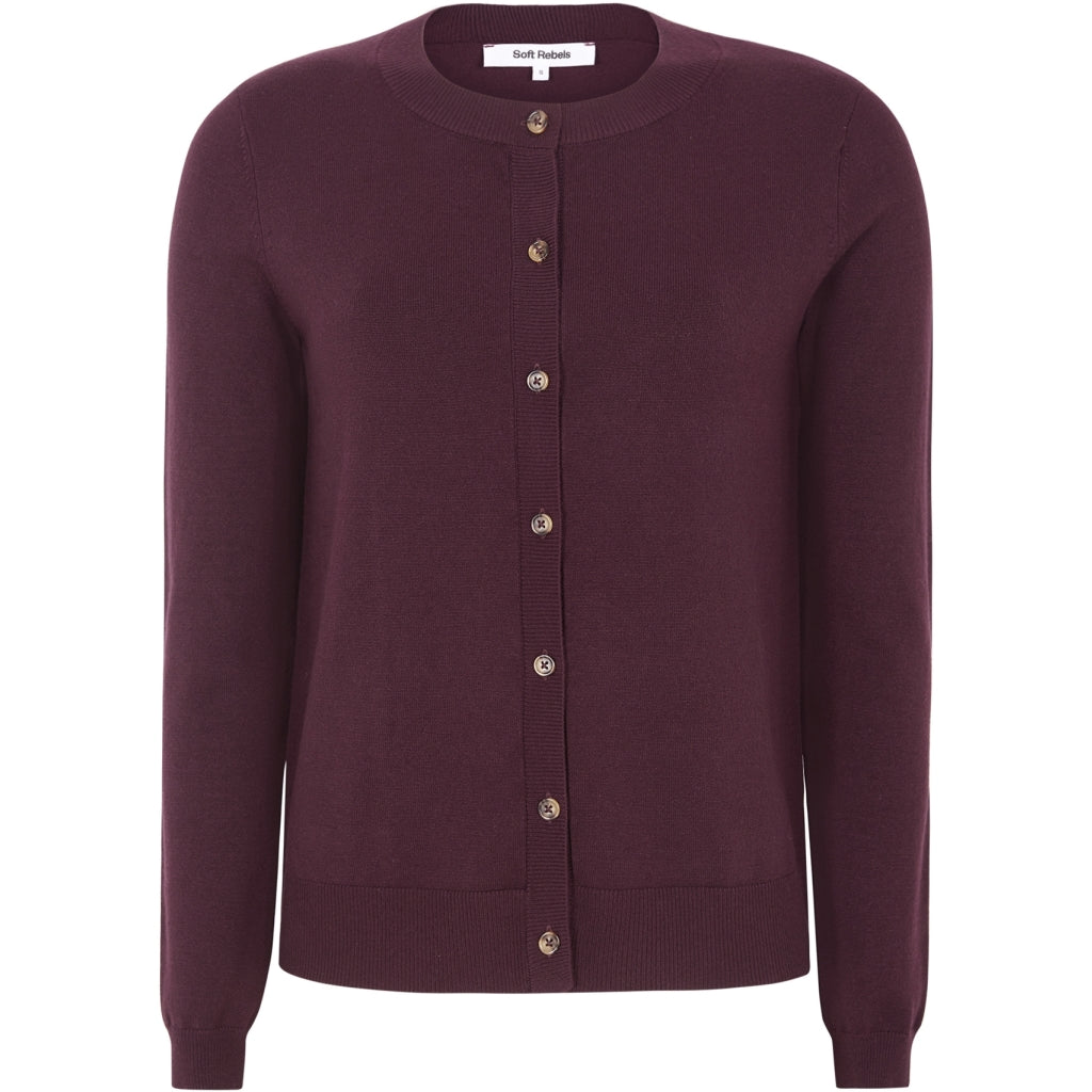 Soft Rebels Marla Strik Cardigan Vinyard Wine Rød