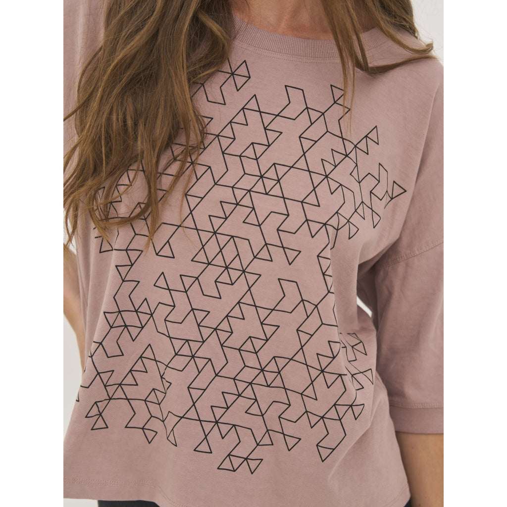 Nü Denmark Delin T-shirt Rosa
