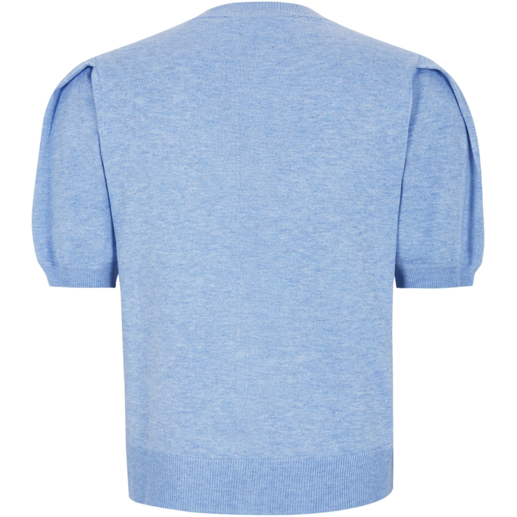 Soft Rebels Marla Strik Cardigan O-Neck Kortærmet Windsurfer Blå