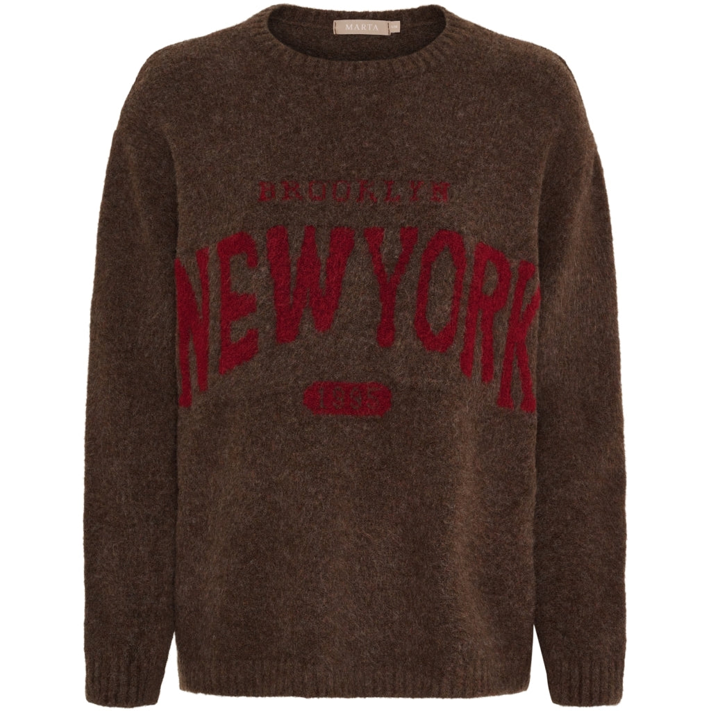 Marta Du Chateau Mara Strik New York Brun Bordeaux