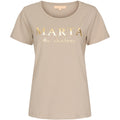 Marta Du Chateau Jeanette T Shirt Logo Sand