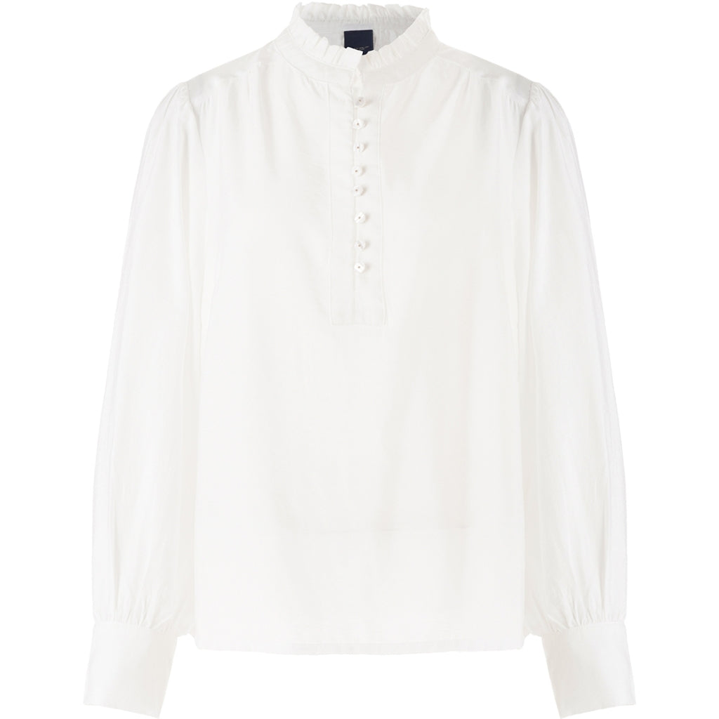 One Two Flow Bluse Cream Hvid