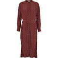 Basic Apparel Tone Skjorte Kjole Chocolate Brun