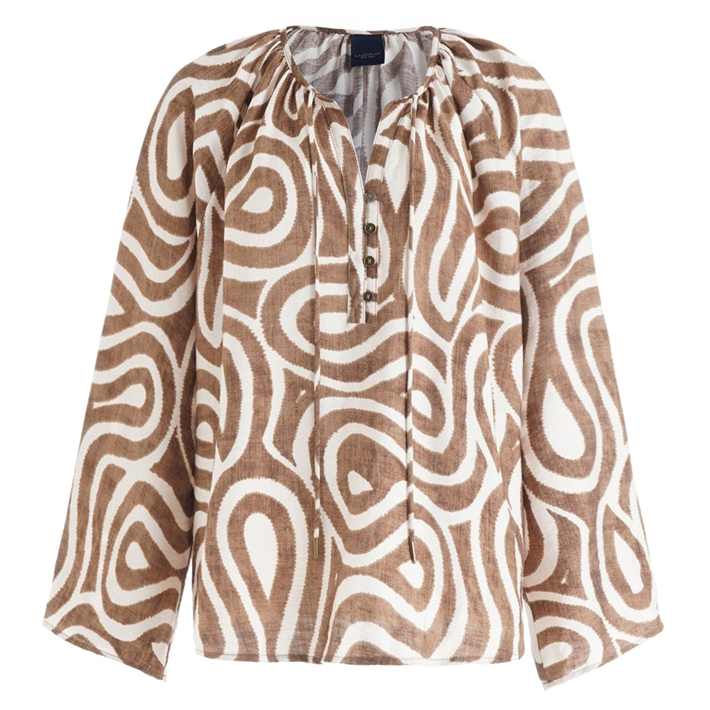 One Two Eivoa Bluse Sepia Brun