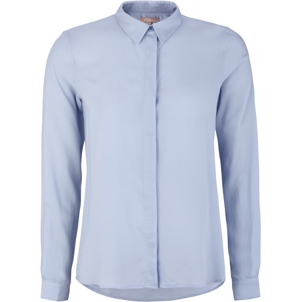 Soft Rebels Freedom LS Skjorte Cashmere Blå