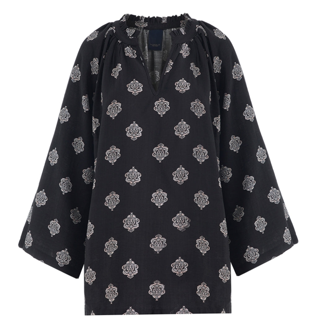 One Two Salinas Bluse Sort