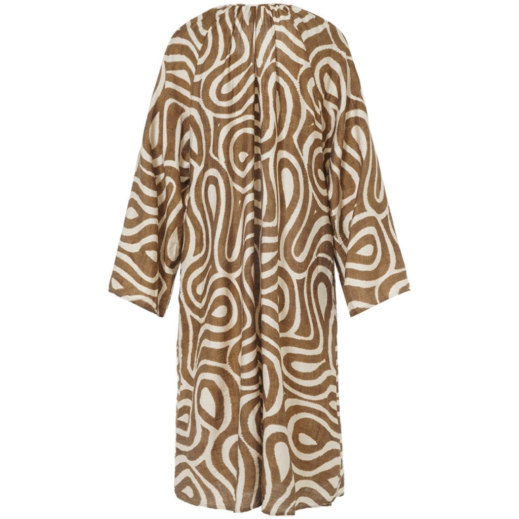 One Two Eivor Kjole Sepia Brun