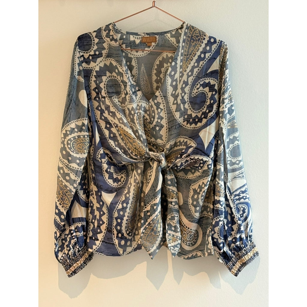 WILTO Vega Bluse Blå
