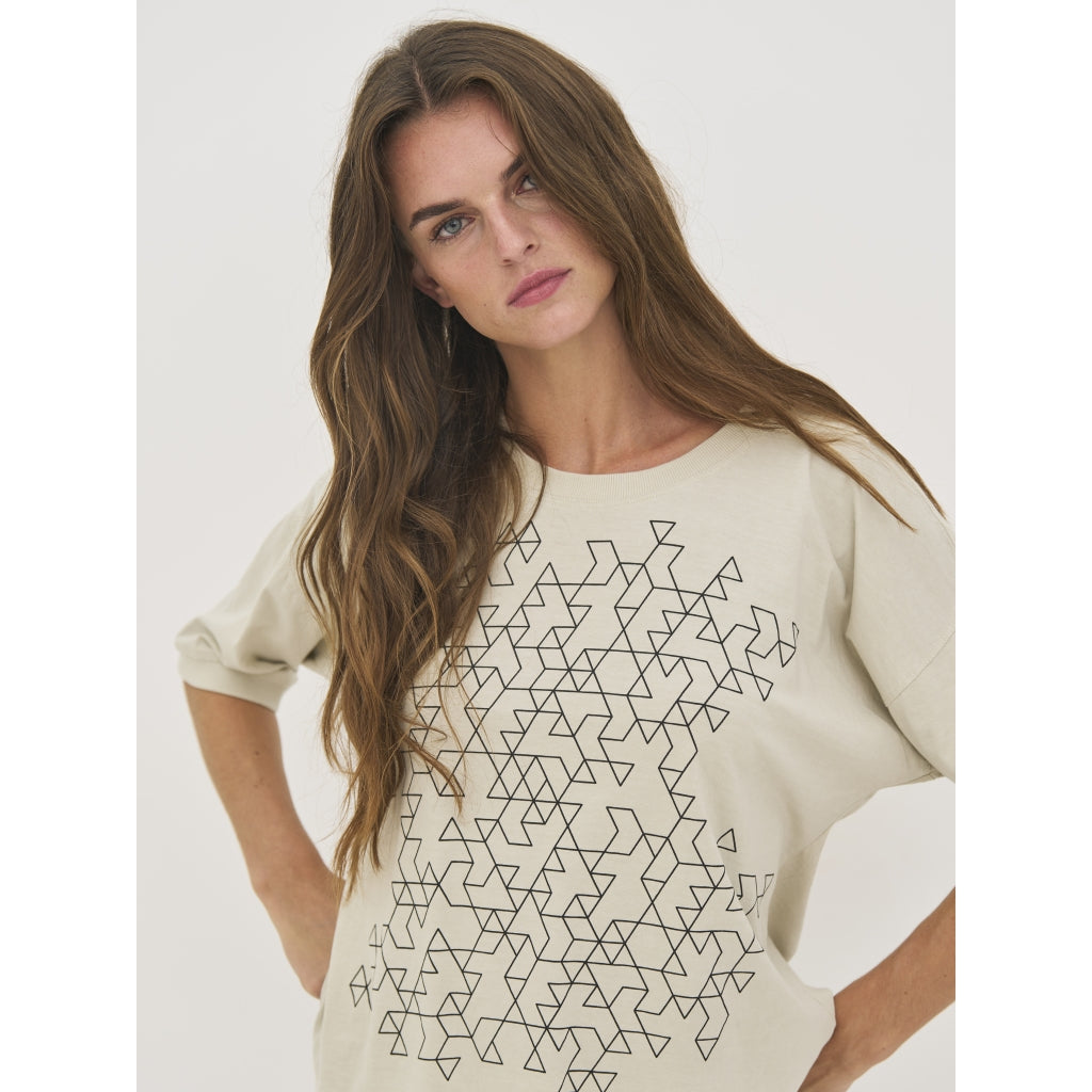 Nü Denmark Delin T-shirt Bone Creme