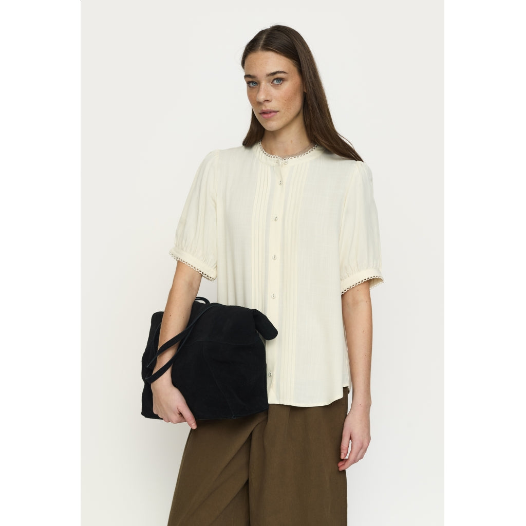 Soft Rebels Lima Skjorte Arctic Wolf Hvid
