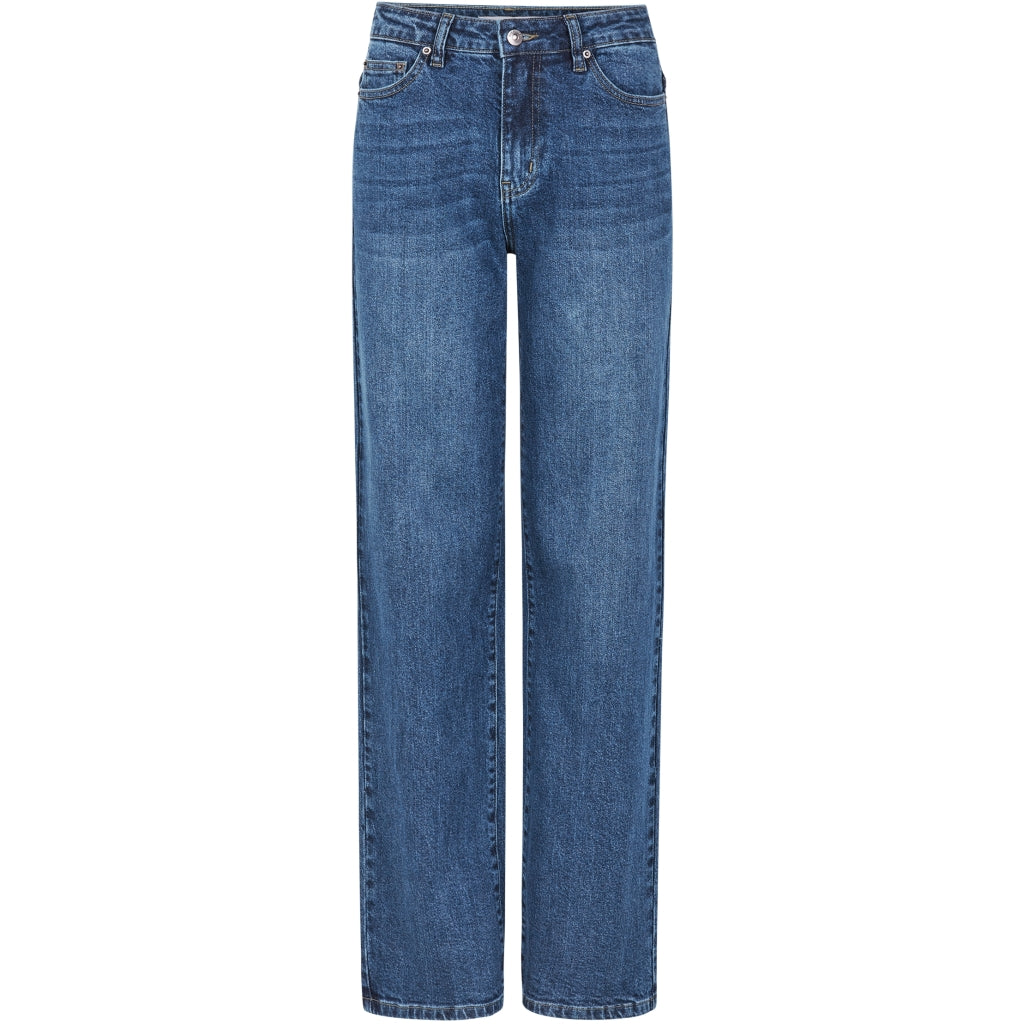 Soft Rebels Willa Jeans Wide Midwaist Imagine Mørk Blå
