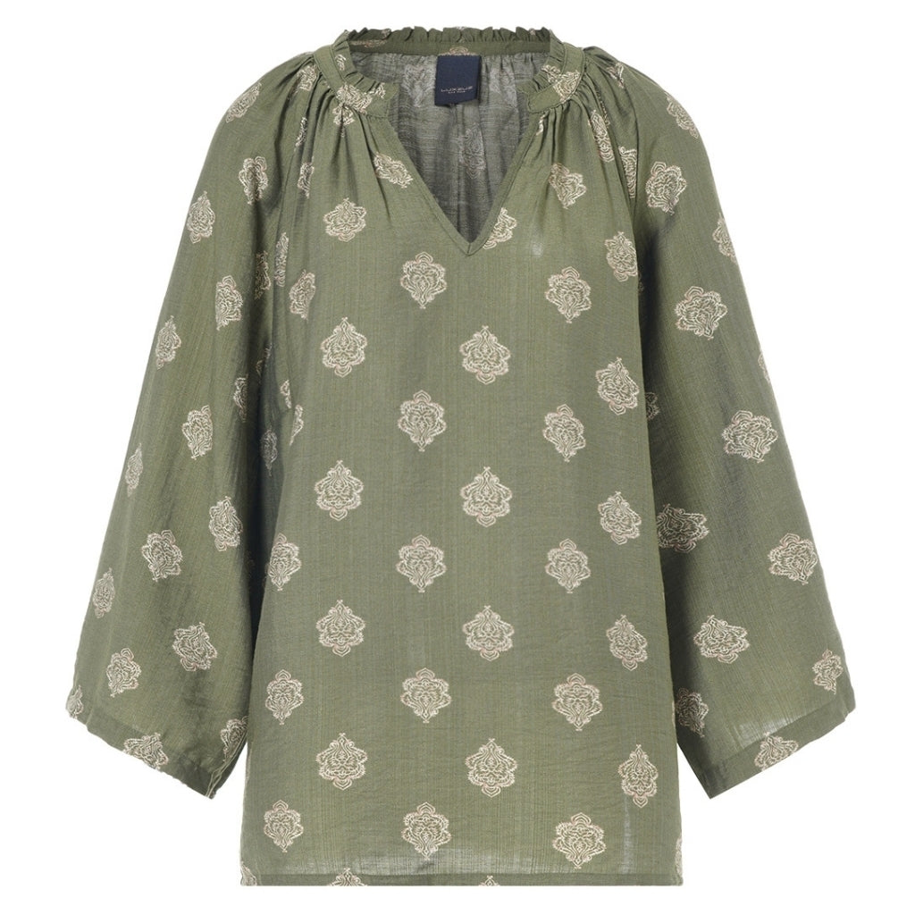 One Two Salinas Bluse Loden Grøn