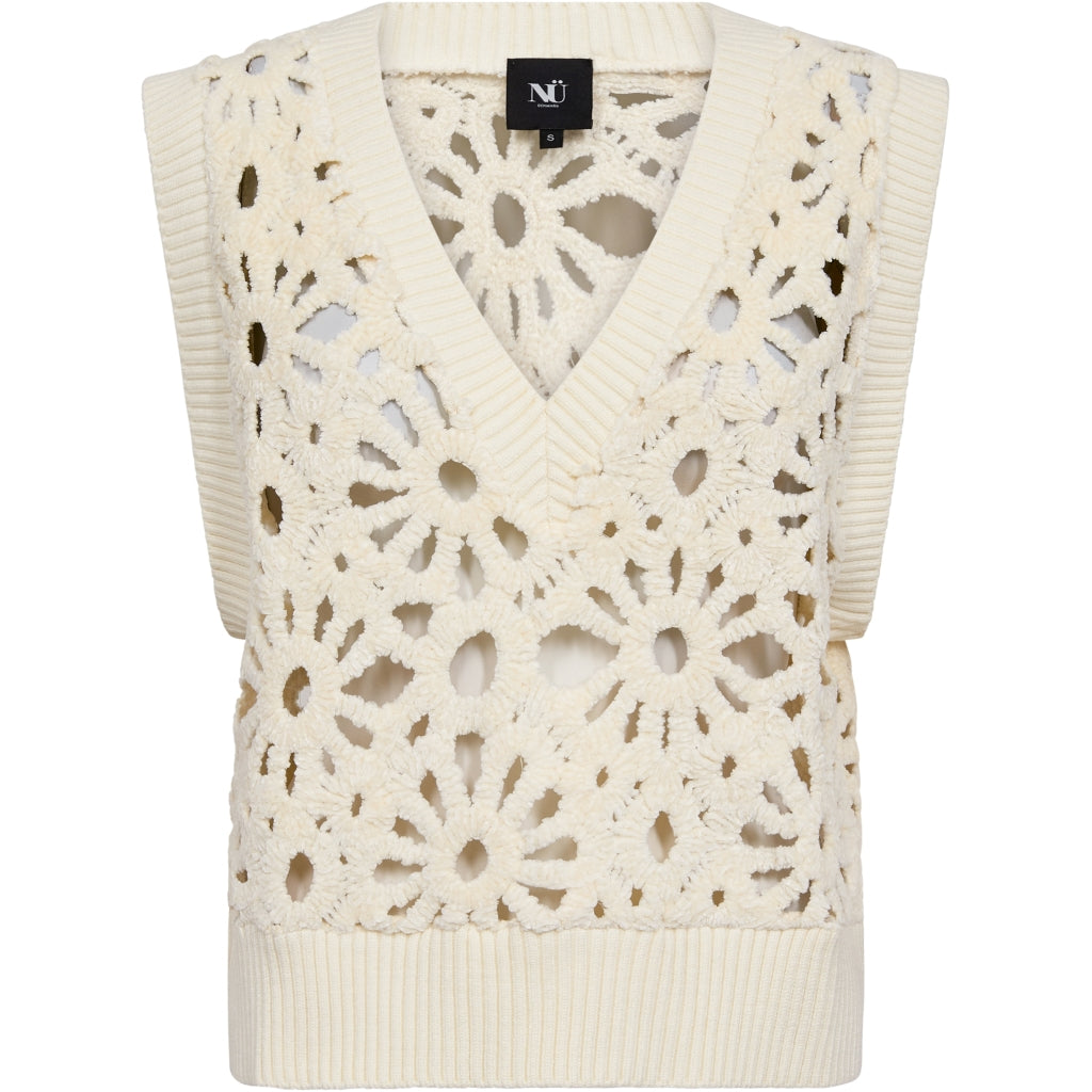 Nü Denmark Celeste Strik Vest Creme