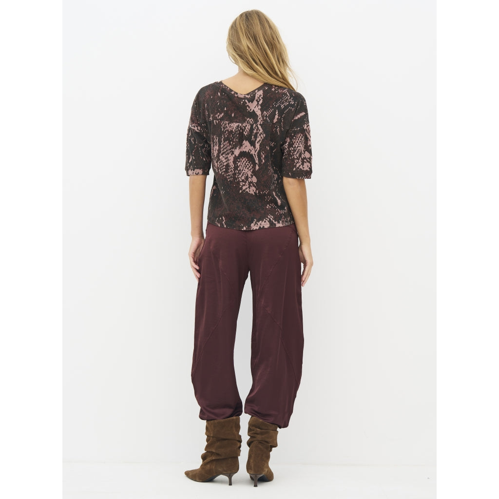 Nü Denmark Enola T-shirt Rosa Snake